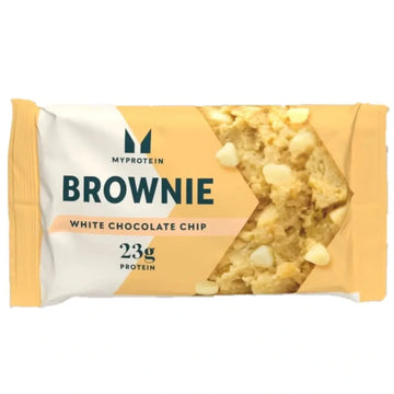 MyProtein Protein Brownie White Chocolate Chip 75g – Πρωτεϊνικό Μπράουνι με Λευκή Σοκολάτα και 23g Πρωτεΐνης